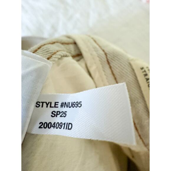 Madewell | NWT The Dean Easy Straight Pant in Bone | Sz 28 - Picture 11 of 11